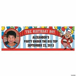 Wholesale 🌟 Under the Big Top Carnival Photo Custom Banner - Medium 👏