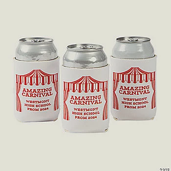 Best Sale π Personalized Carnival Can Coolers π―