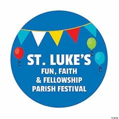 Promo 🎉 Personalized Church Carnival Favor Stickers 🎁