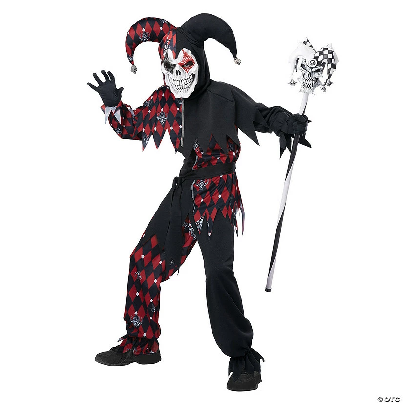 Outlet π₯ Boy's Sinister Jester Costume π - Image 2