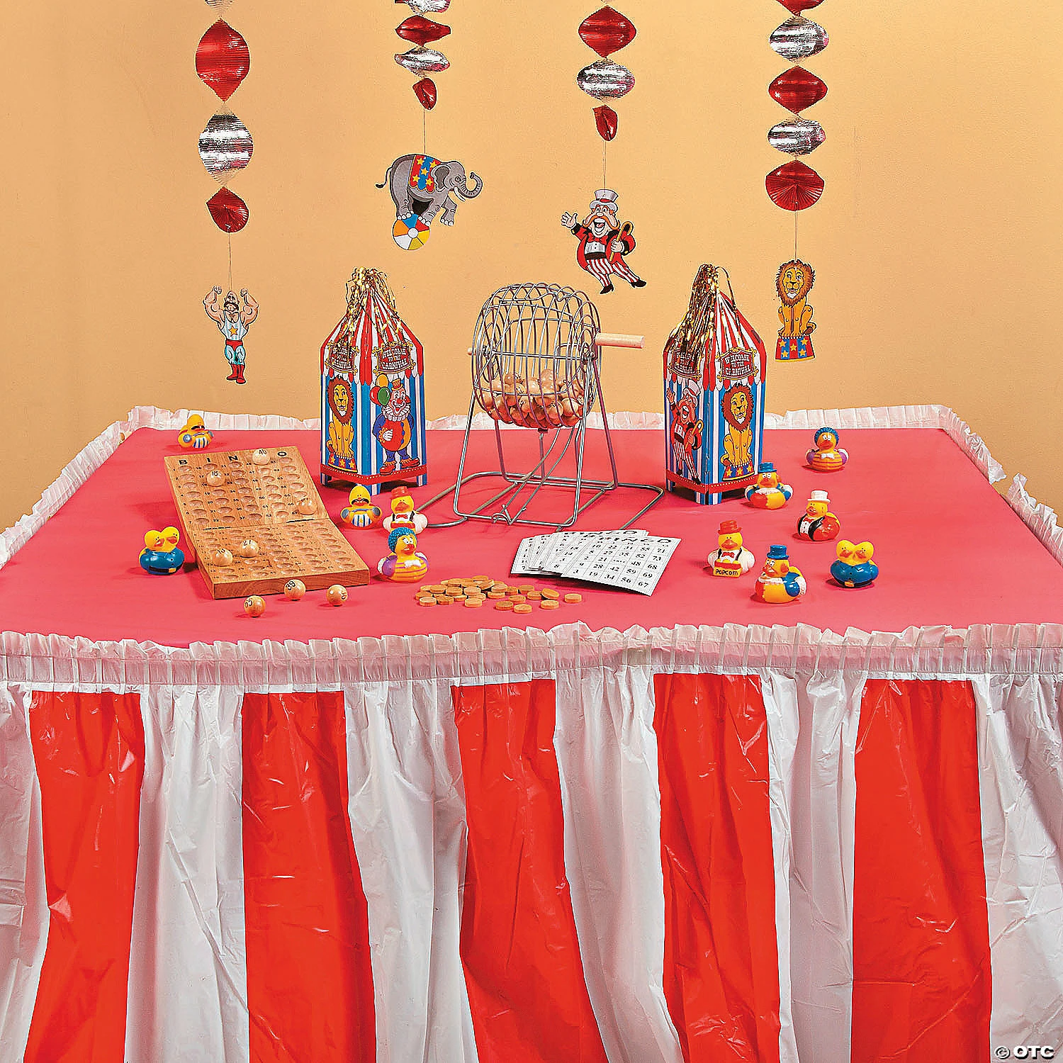 New β 30" Big Top Hanging Paper Swirl Decorations - 12 Pc. π - Image 3