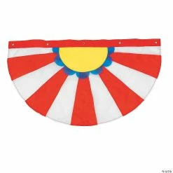 Cheapest 🔔 38" x 22" Cloth Carnival Bunting ⭐