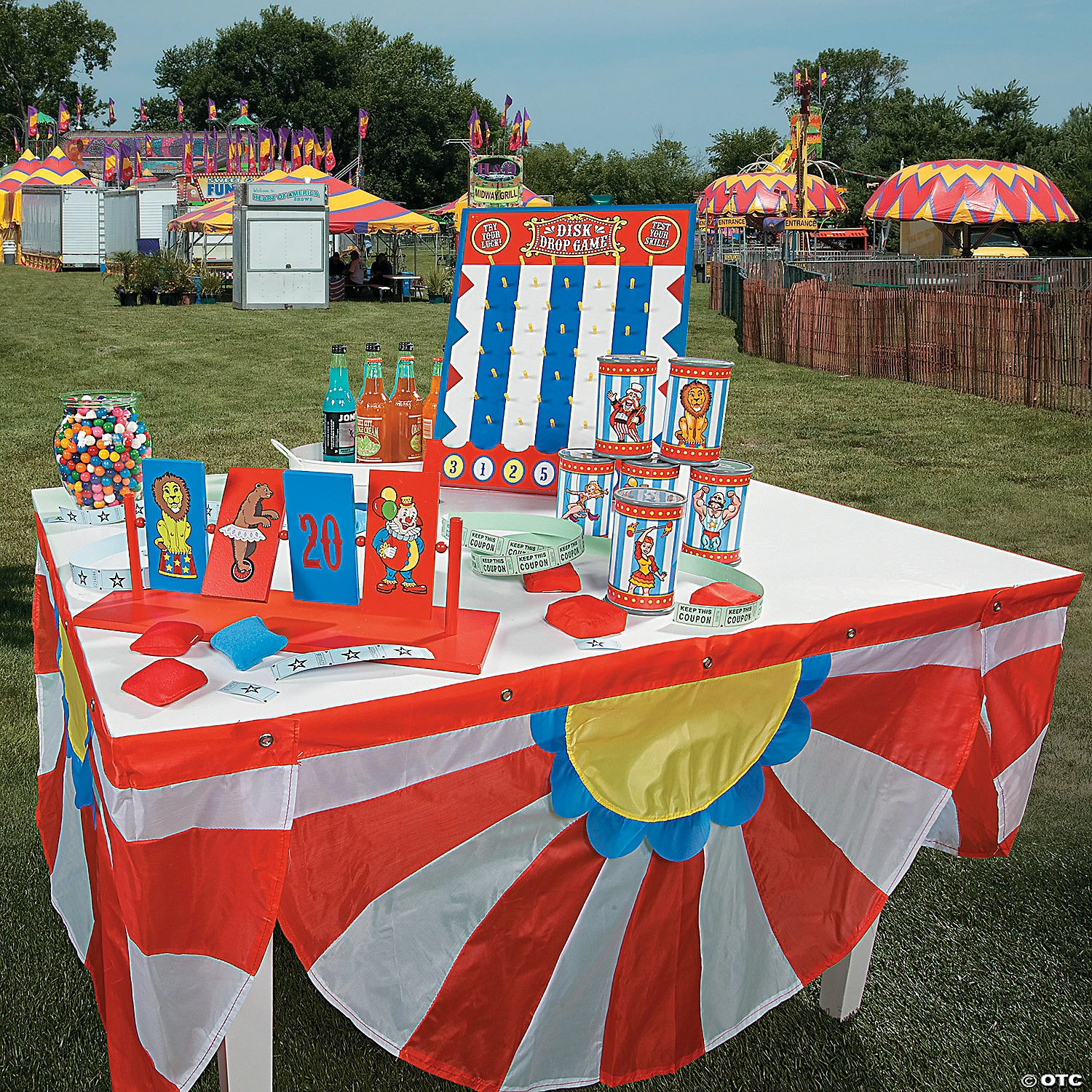 Cheapest π 38" x 22" Cloth Carnival Bunting β - Image 2