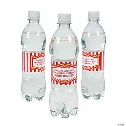 Wholesale ⭐ Personalized Carnival Water Bottle Labels - 50 Pc. 👍