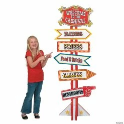 Coupon 👏 Big Top Directional Sign Cardboard Stand-Up 😍