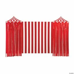 New 👏 Carnival Big Top Backdrop Banner- 3 Pc. ✔️