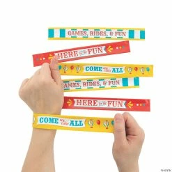 Hot Sale ⭐ Carnival Slap Bracelets - 50 Pc. ✨