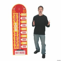 Best reviews of 🥰 Carnival Strength Test Lifesize Cardboard Stand-Up 😀