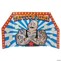 Best Sale 🧨 Carnival Tattoo Booth Cardboard Stand-up ⭐