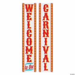 Cheapest 🔥 Carnival Welcome Vertical Banner Set - 2 Pc. ✔️