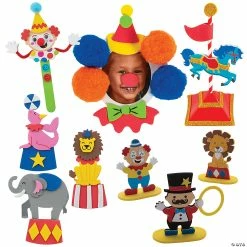 Coupon 🌟 Circus Adventure Boredom Buster Craft Kit - Makes 60 ⌛