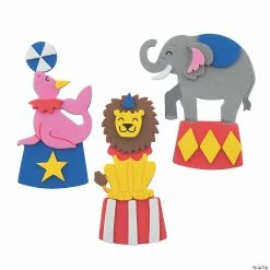 Flash Sale 😉 Circus Animals Magnet Craft Kit - Makes 12 🤩