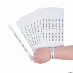 Top 10 😍 General Admission Self-Adhesive Paper Wristbands - 100 Pc. 🤩