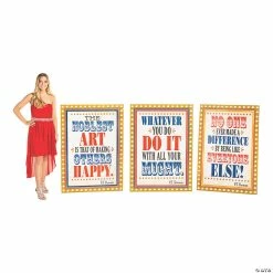 New 😉 Greatest Circus Theme Cardboard Stand-Ups - 3 Pc. 👍