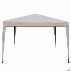 Best deal 𧨠Northlight 10' x 10' Beige Pop-Up Outdoor Canopy Gazebo π€©