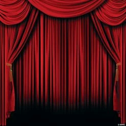 Buy 🌟 Red Curtain Backdrop - 2 Pc. 😍